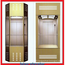 Safety Glass Semi-Circle Sightseeing Elevator Observation Lift